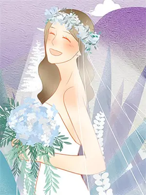 向阳而生静待花开主题的画